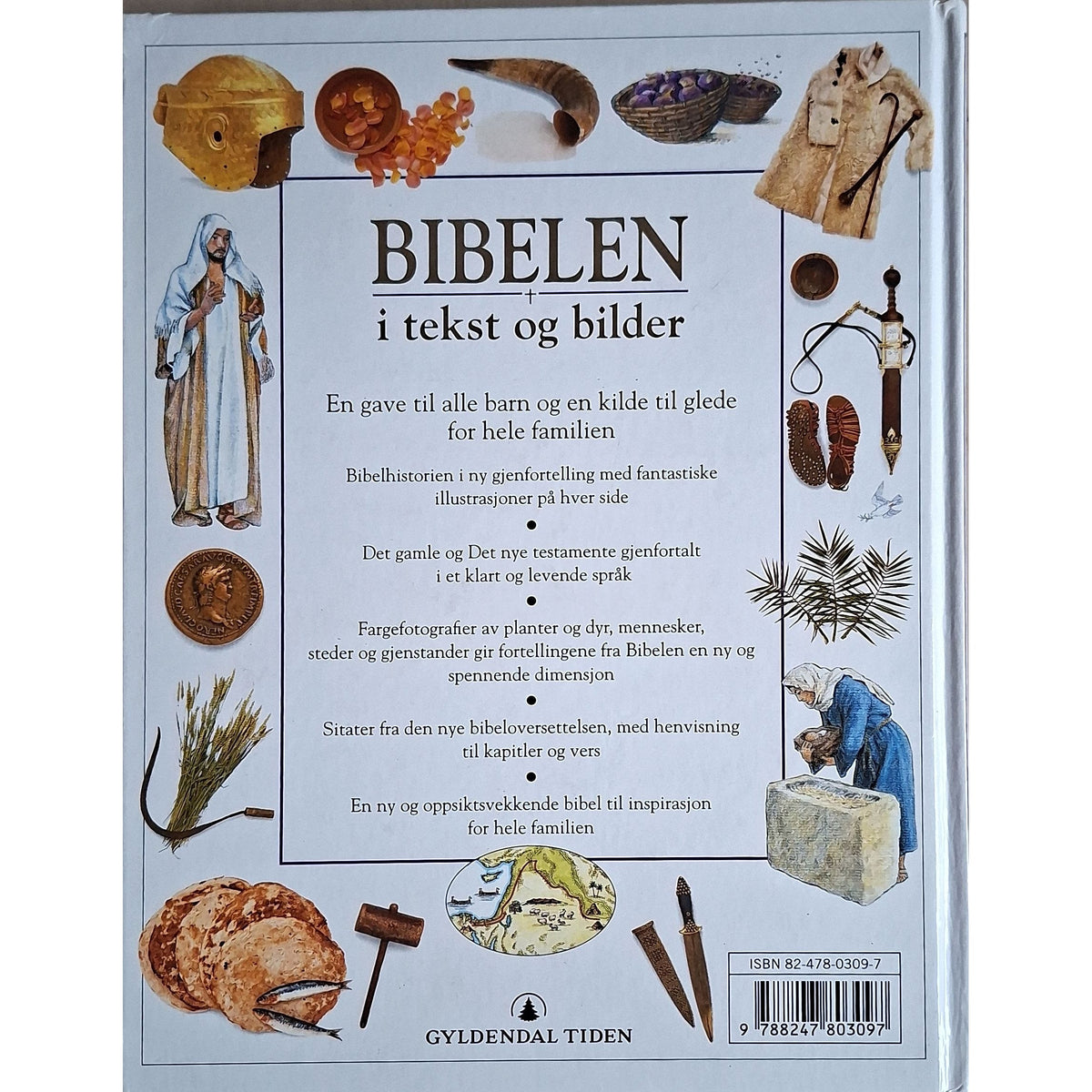Bibelen i tekst og bilder, bakside