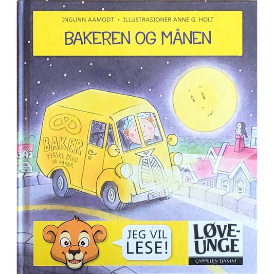 Løveunge - Jeg vil lese!: Bakeren og månen - brukte bøker av Ingunn Aamodt