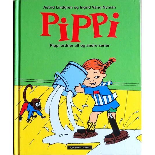 Pippi - Pippi ordner alt og andre serier, brukte bøker av Astrid Lindgren og Ingrid Vang Nyman