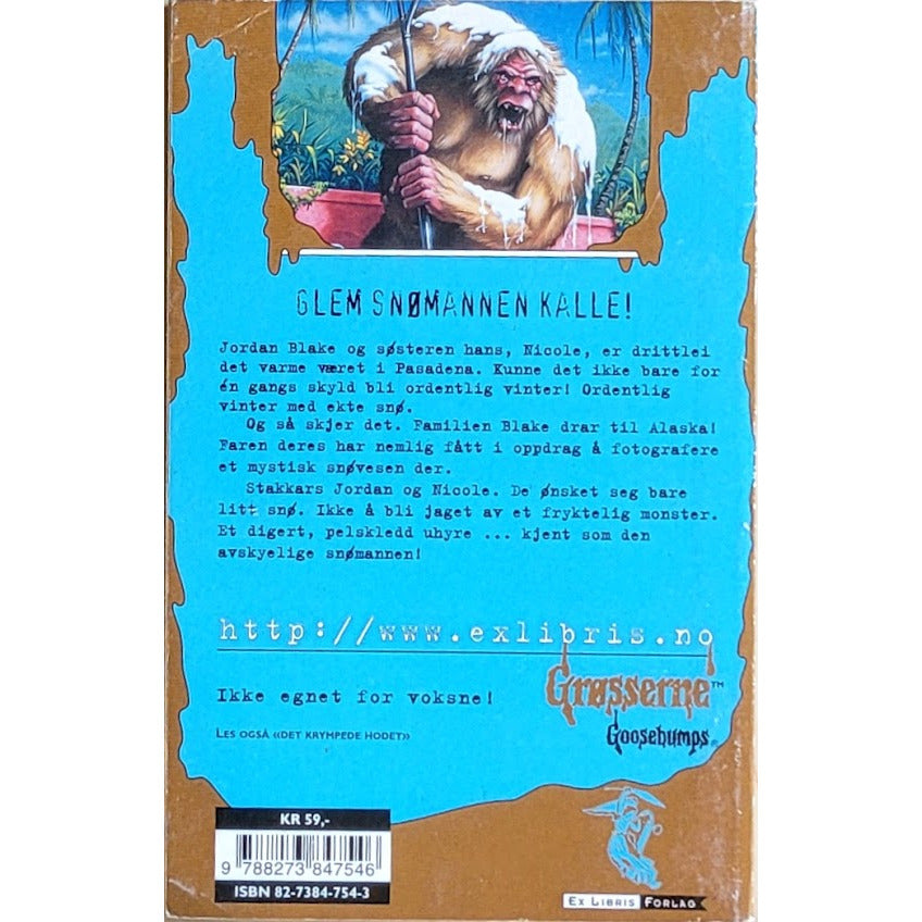 Stine, R.L.: Grøsserne 38 - Den avskyelige snømannen fra California