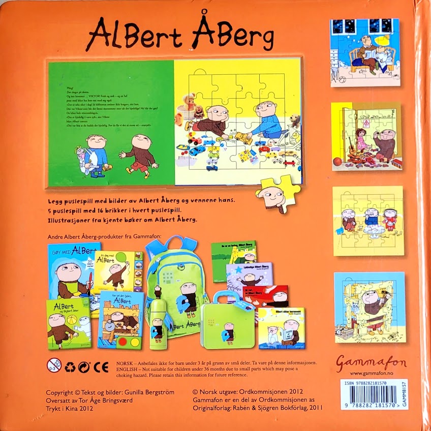Bergström, Gunilla: Albert Åberg puslespill