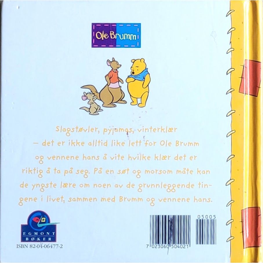 Disney's: Lær om klær med Ole Brumm