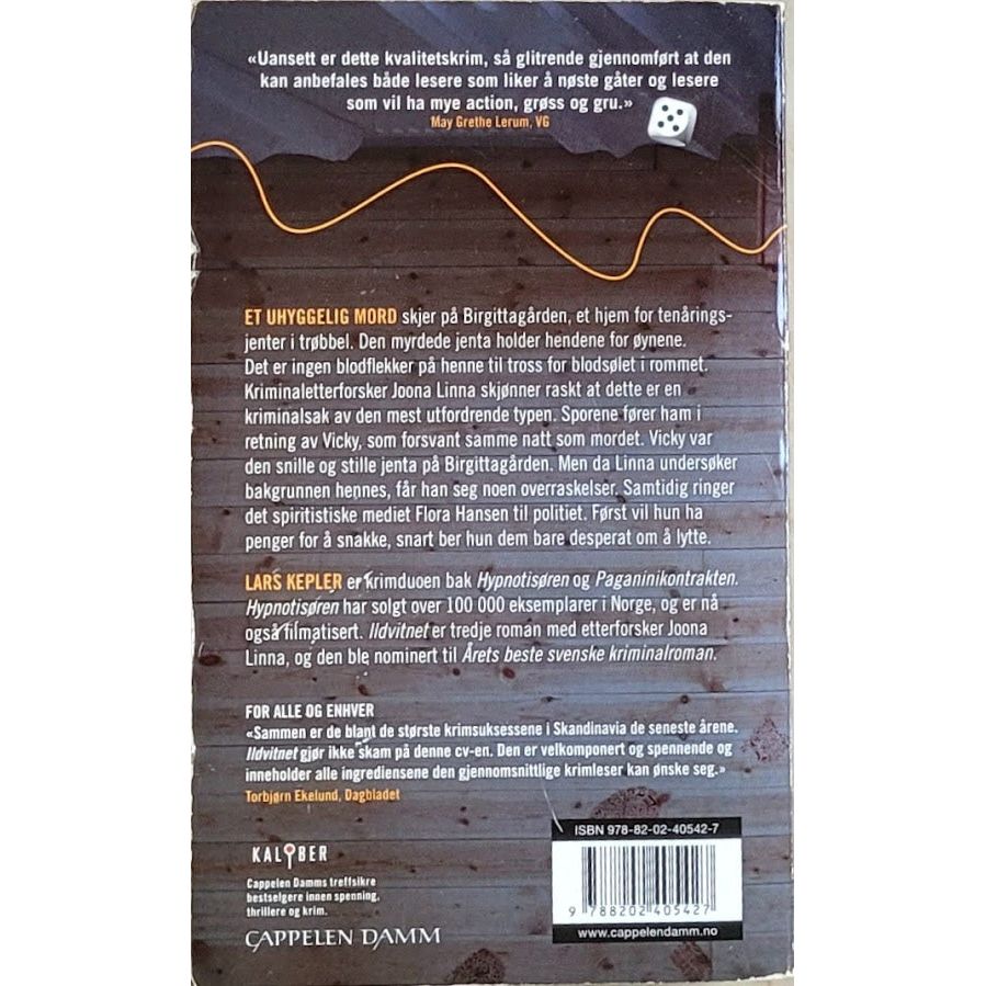 Kepler, Lars: Joona Linna 3 - Ildvitnet