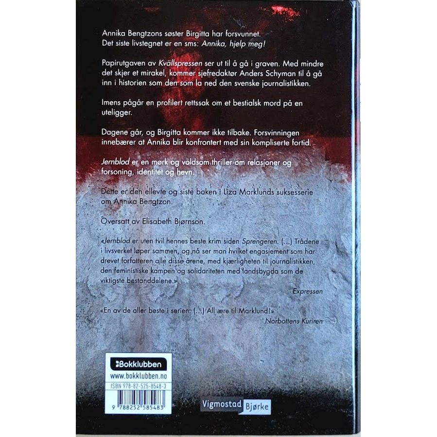 Marklund, Liza: Annika Bengtzon 11 - Jernblod