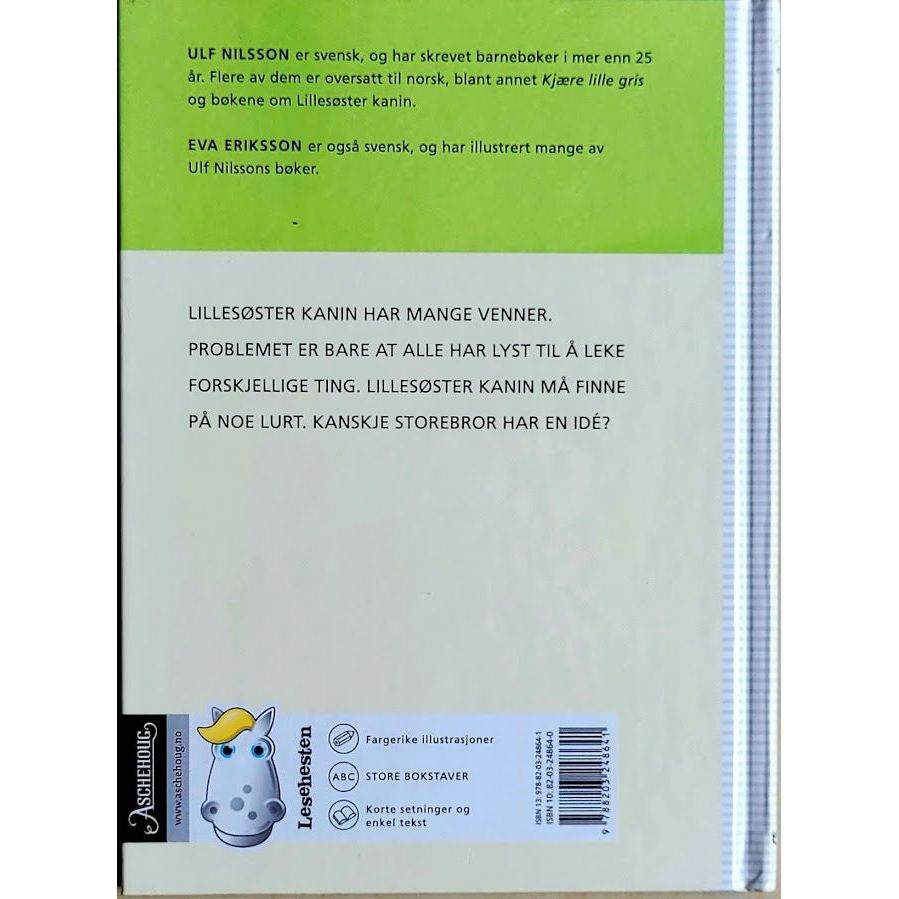 Nilsson, Ulf: Lillesøster Kanin og vennene hennes