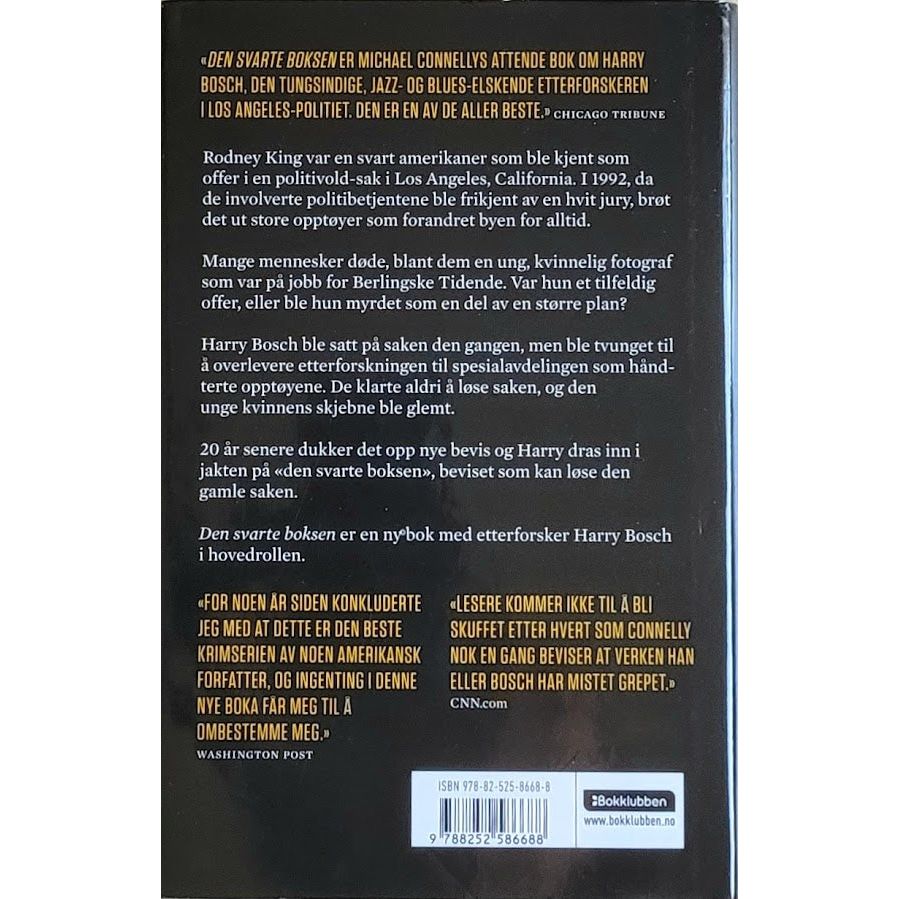 Connelly, Michael: Harry Bosch - Den svarte boksen