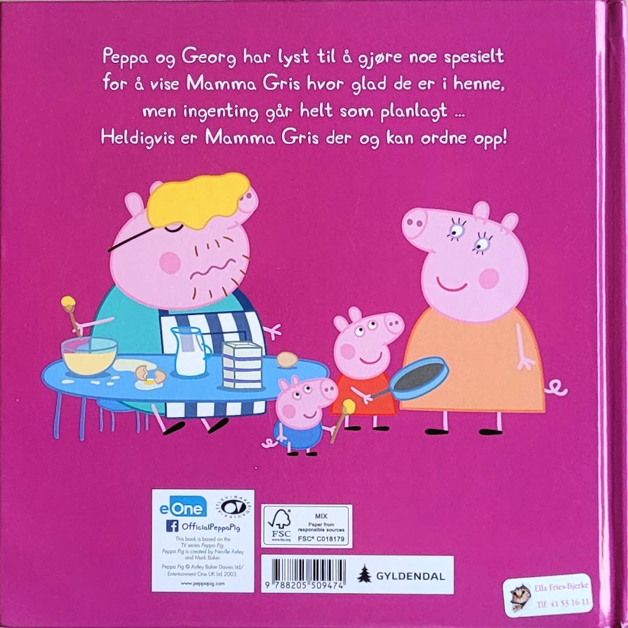 Peppa Gris - Jeg elsker deg, Mamma Gris!