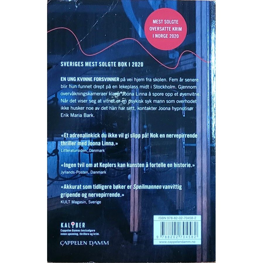 Kepler, Lars: Joona Linna 8 - Speilmannen