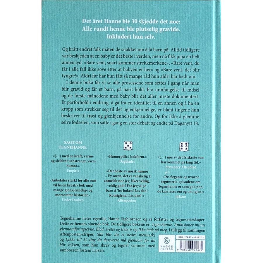 Tegnehanne: Bare vent - Babybobla illustrert