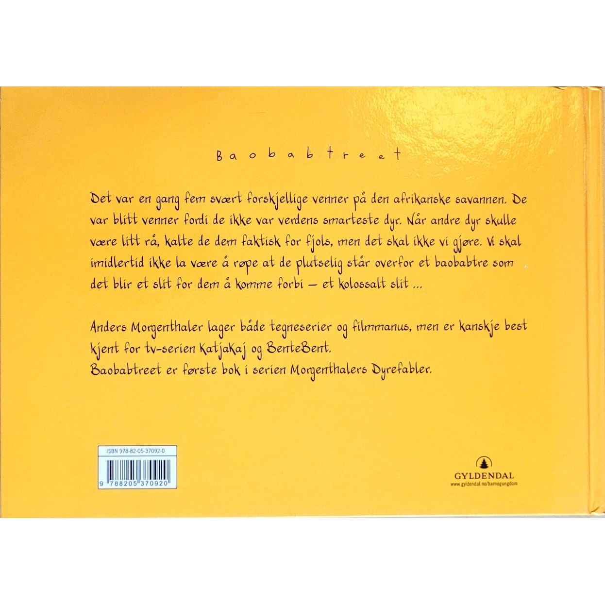 Morgenthalers Dyrefabler: Baobabtreet