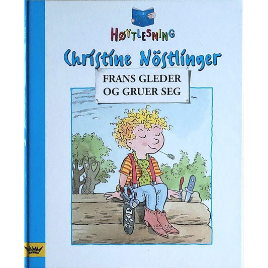 Frans gleder og gruer seg, brukte bøker av Christine Nöstlinger
