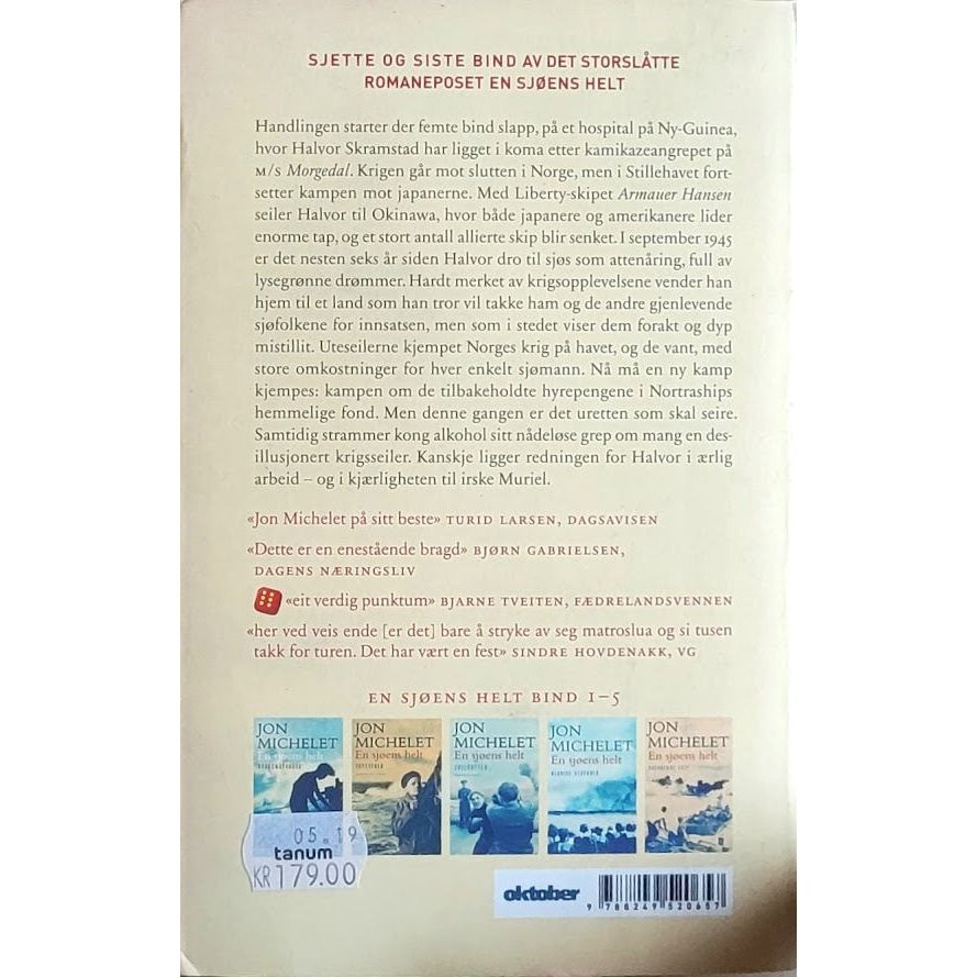 Michelet, Jon: Krigerens hjemkomst (En sjøens helt 6)