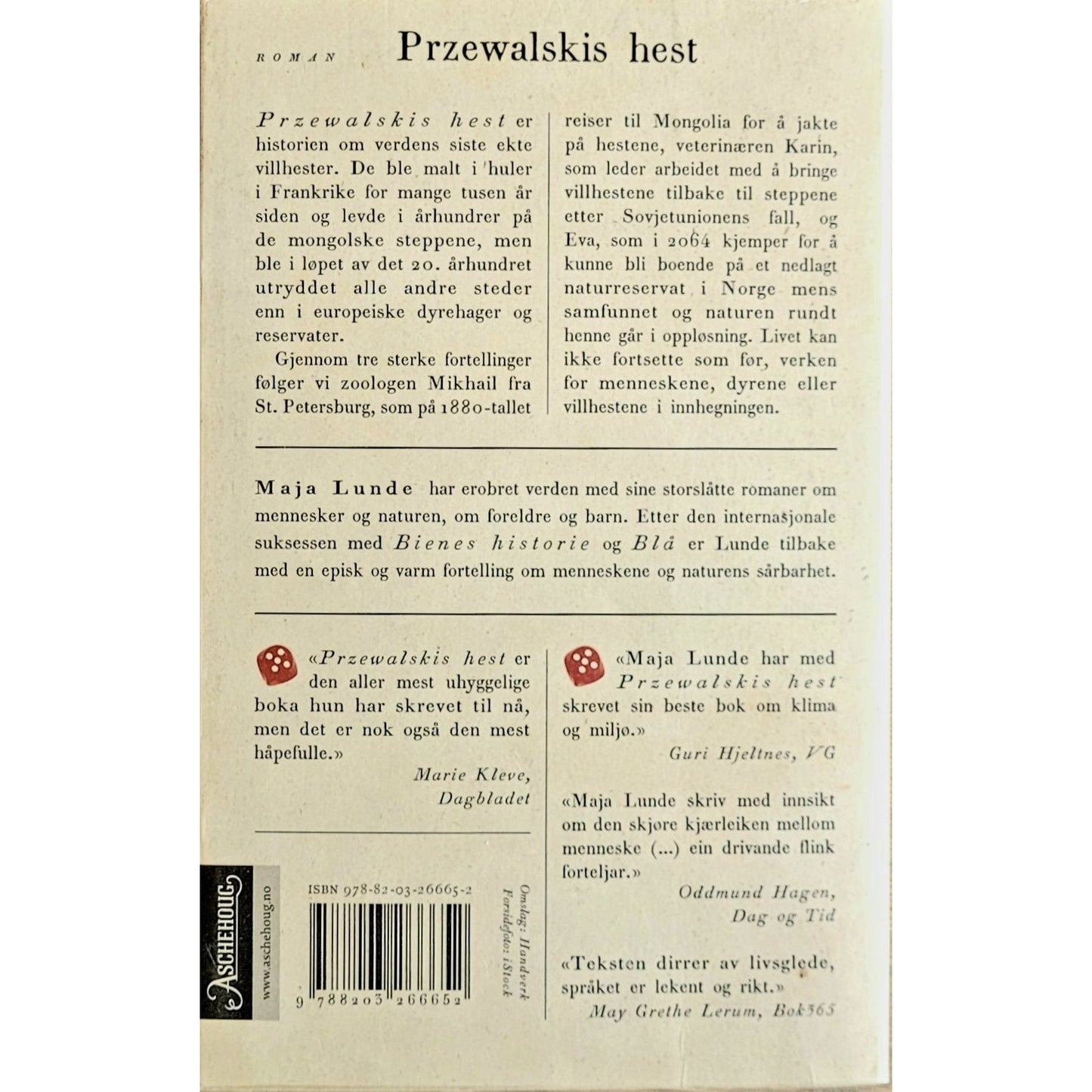 Lunde, Maja: Klimakvartetten 3 - Przewalskis hest