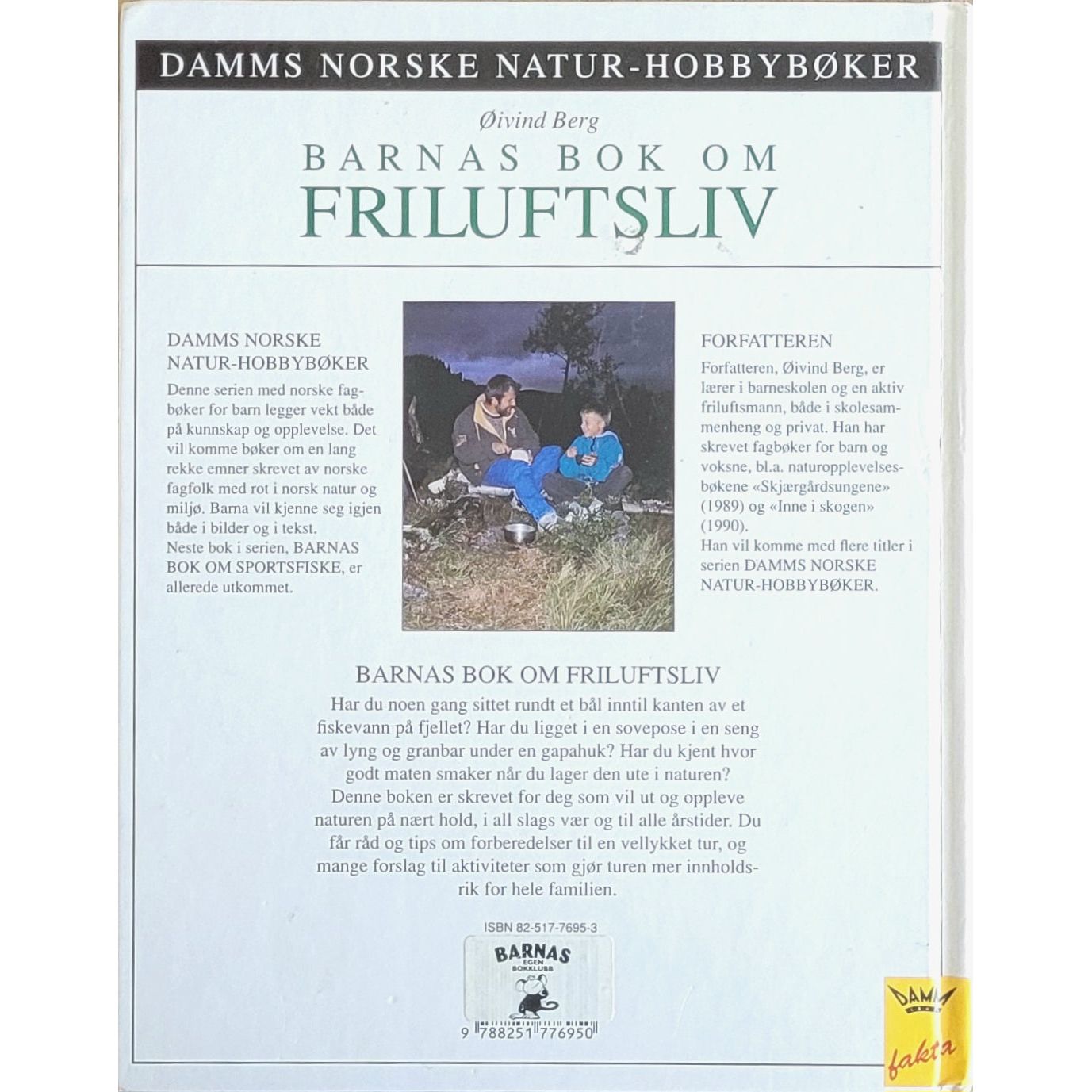 Berg, Øivind: Barnas bok om friluftsliv