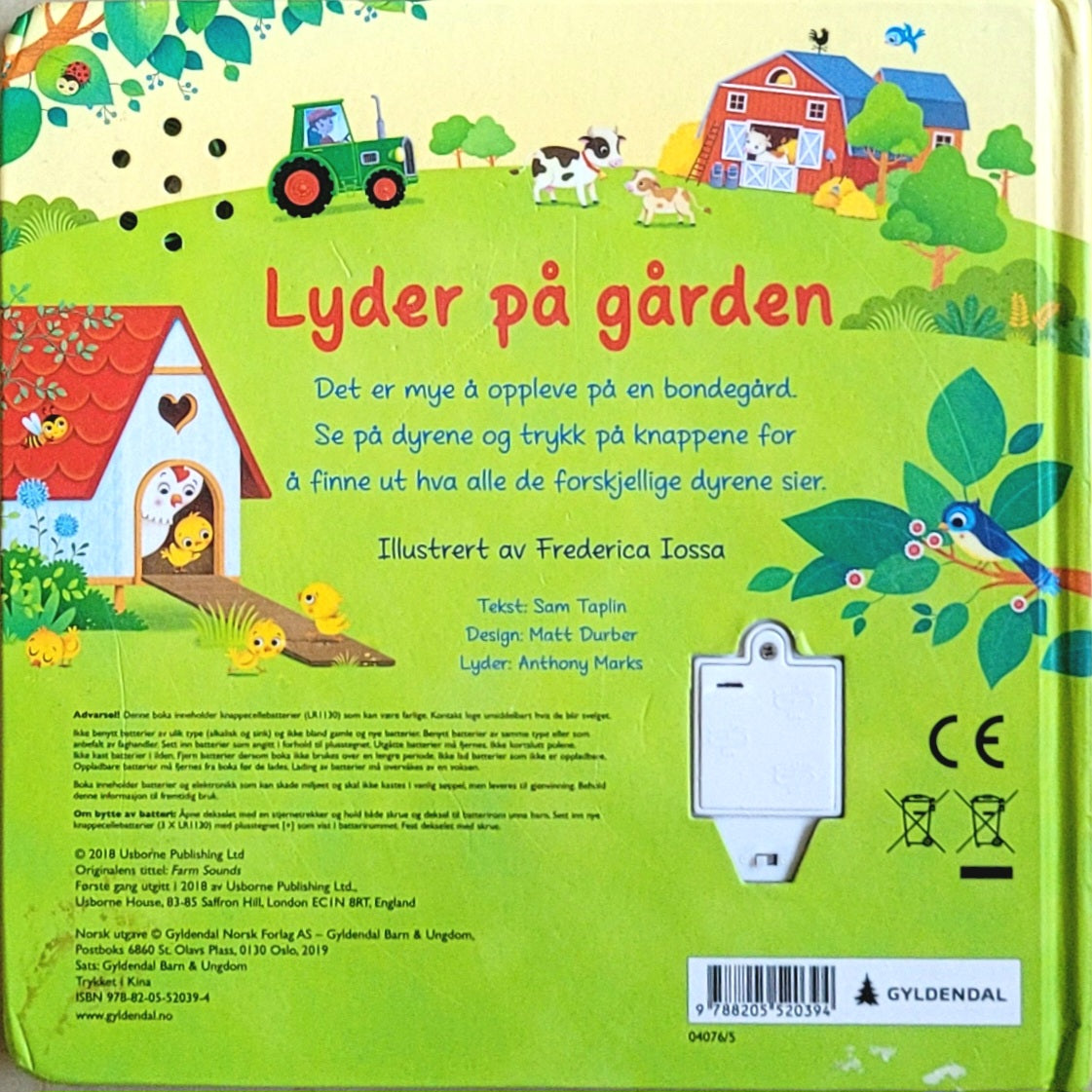 Trykk og lytt - Lyder på gården
