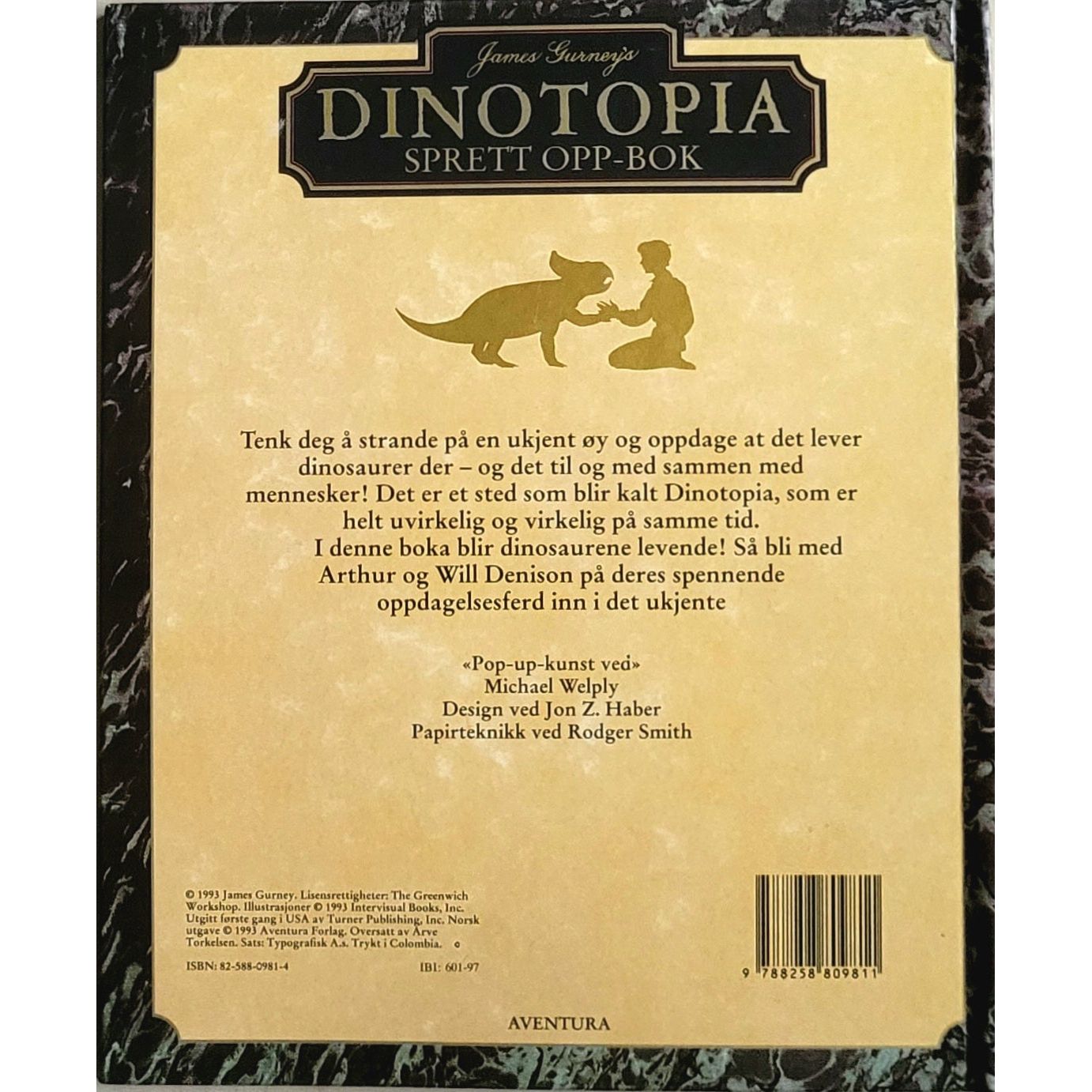 Gurney, James: Dinotopia sprett-opp bok