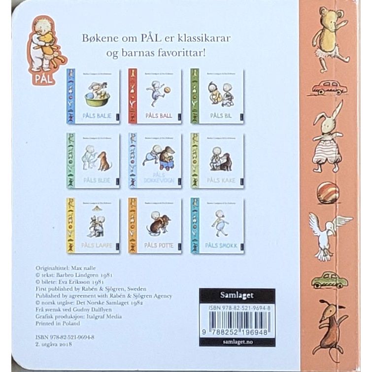 Lindgren, Barbro: Påls bamse
