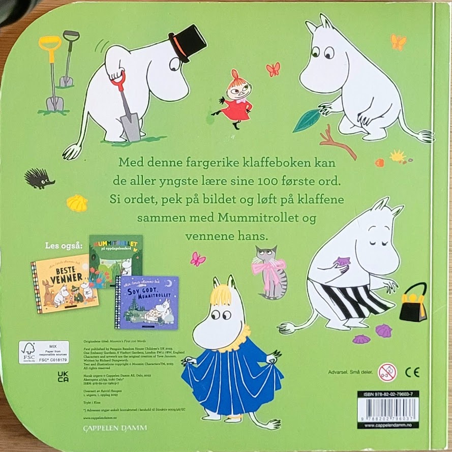 Mummitrollet - Mine 100 første ord