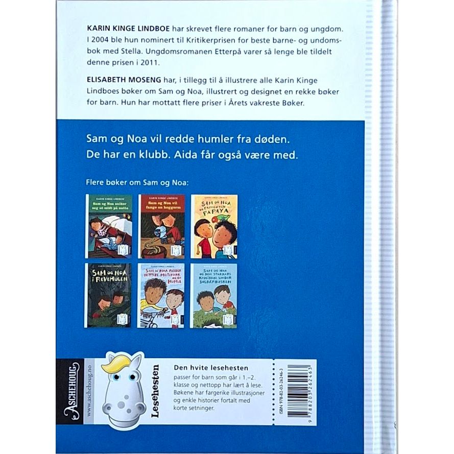 Lindboe, Karin Kinge: Sam og Noa redder humler fra døden