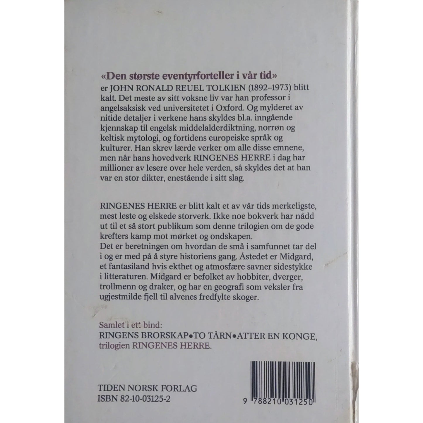 Ringenes herre I-III, brukte bøker av J.R.R. Tolkien