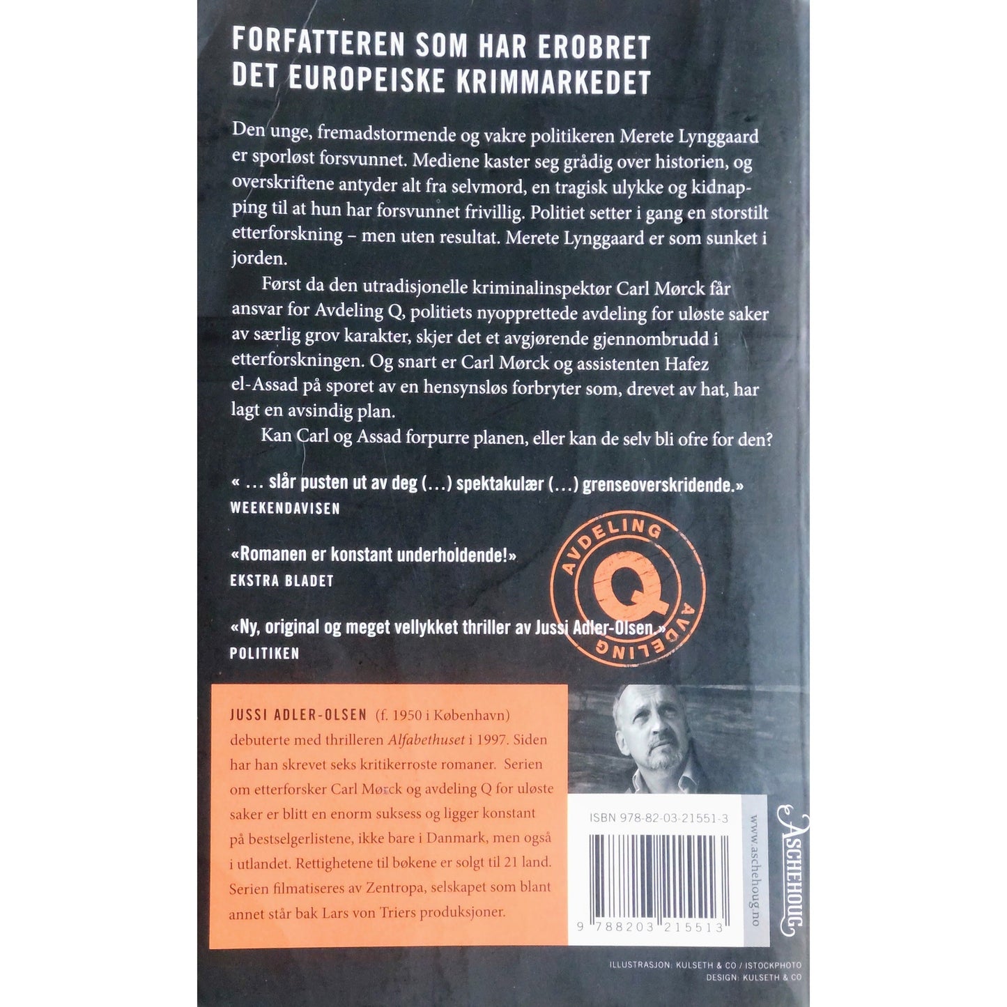 Kvinnen i buret, brukte bøker av Jussi Adler-Olsen om Carl Mørck