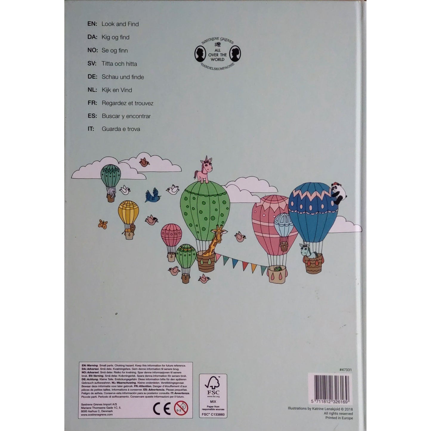 Se og finn, Look and find. Brukte bøker fra Søstrene Grene