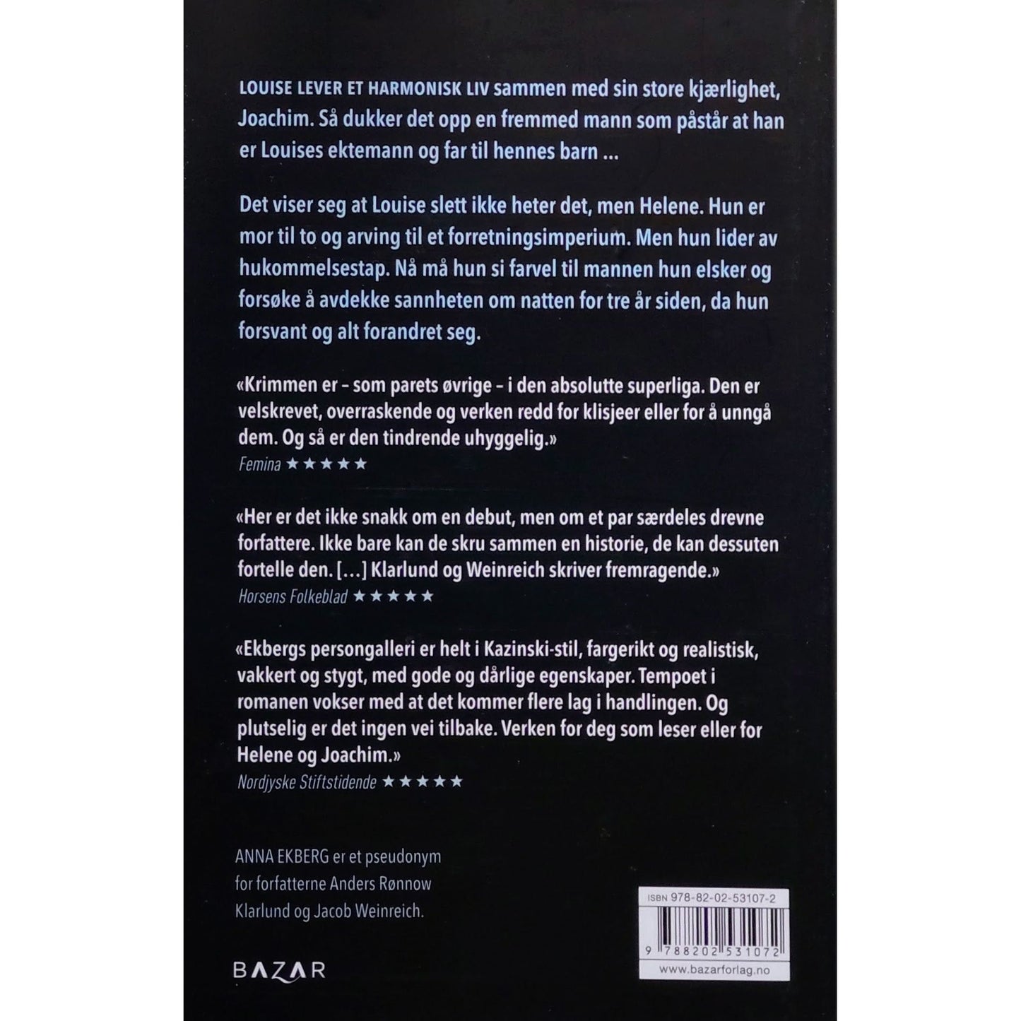 Anna Ekberg: Den hemmelige kvinnen. Brukte bøker. A.J. Kazinski