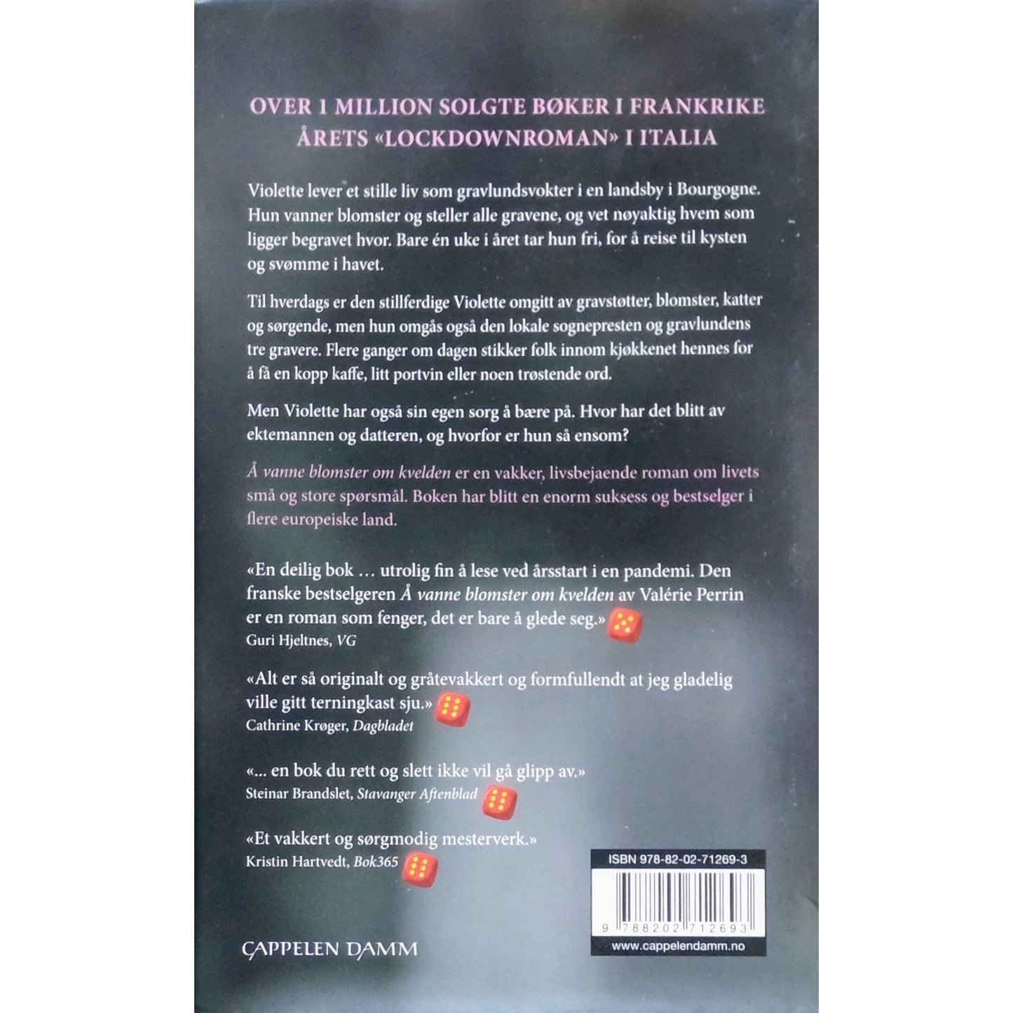 Å vanne blomster om kvelden, brukte bøker av Valérie Perrin