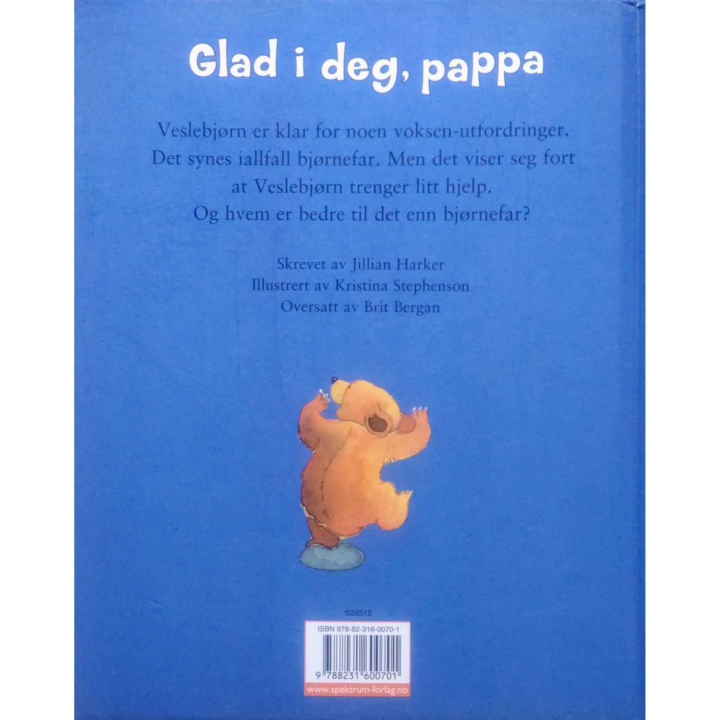 Glad i deg, pappa. Brukte bøker av Julian Harker