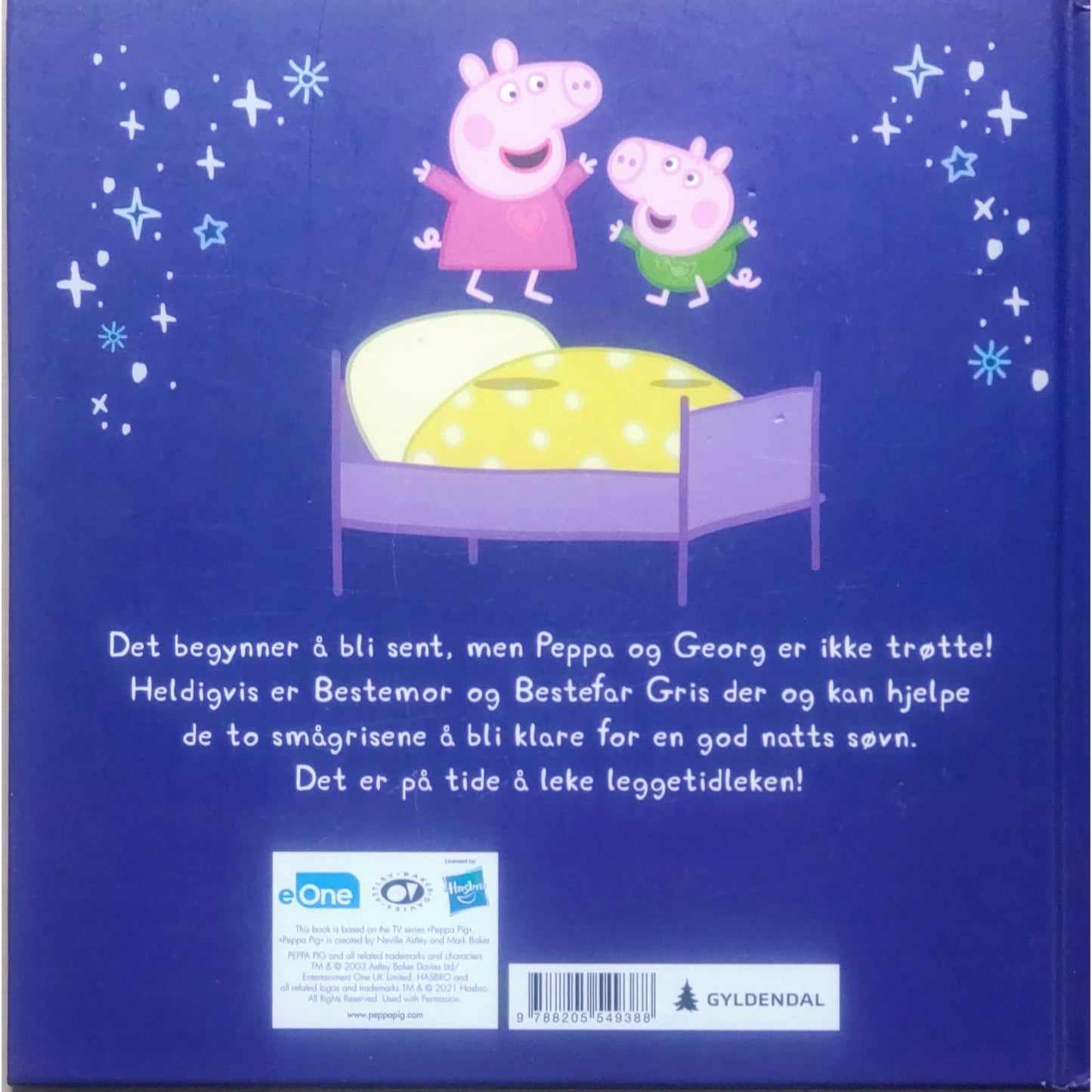 Peppa Pig - Peppa teller ned til leggetid, brukte bøker
