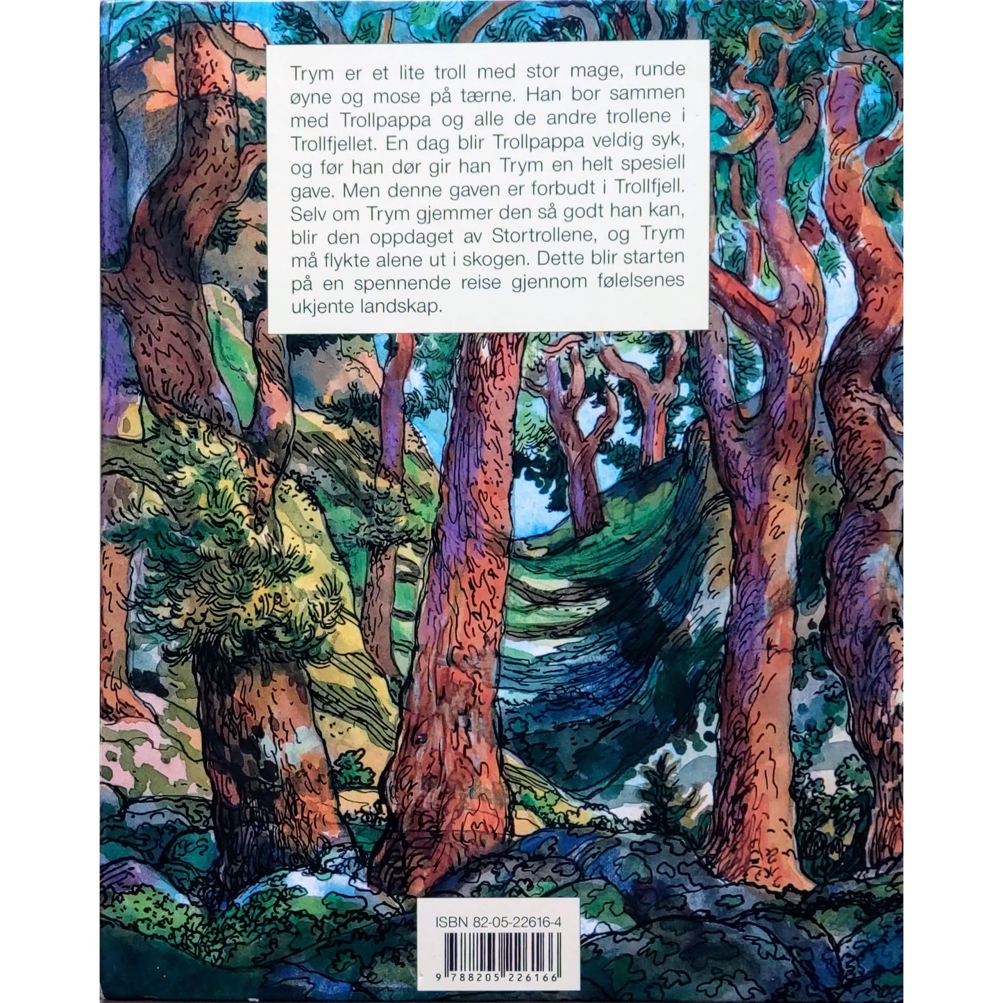 Trollet Trym og den hemmelige farven. Brukte bøker av Linn Stokke