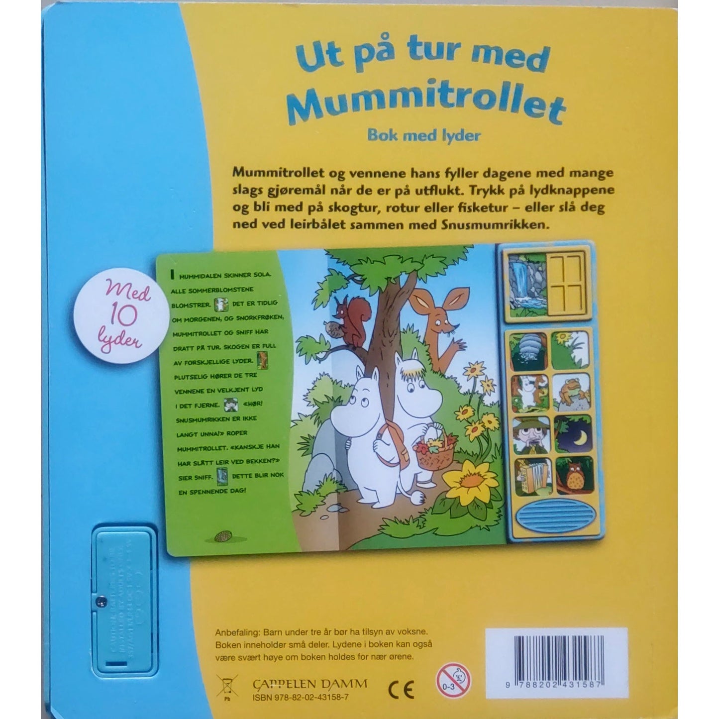 Ut på tur med Mummitrollet. Brukte bøker med lyd om Mummi