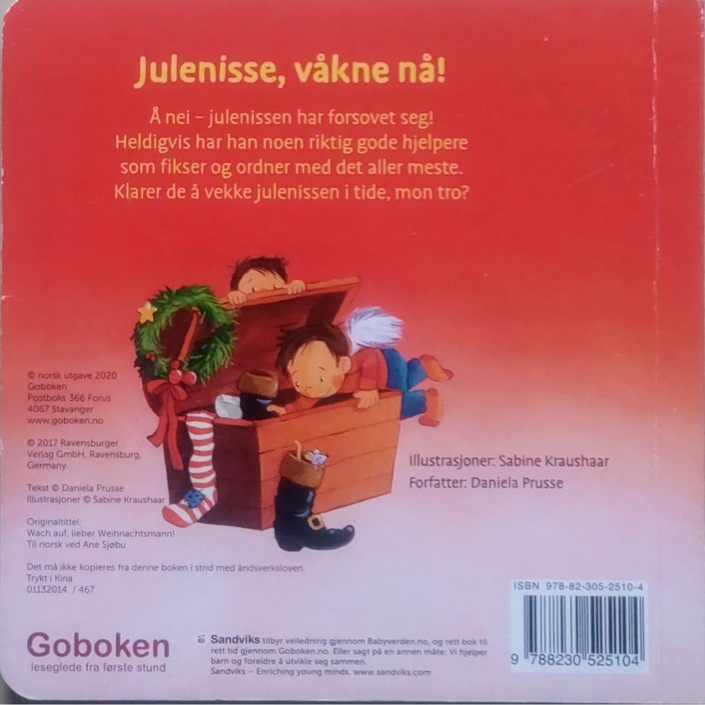 Julenisse, våkne nå! Brukte bøker utgitt av Go'boken