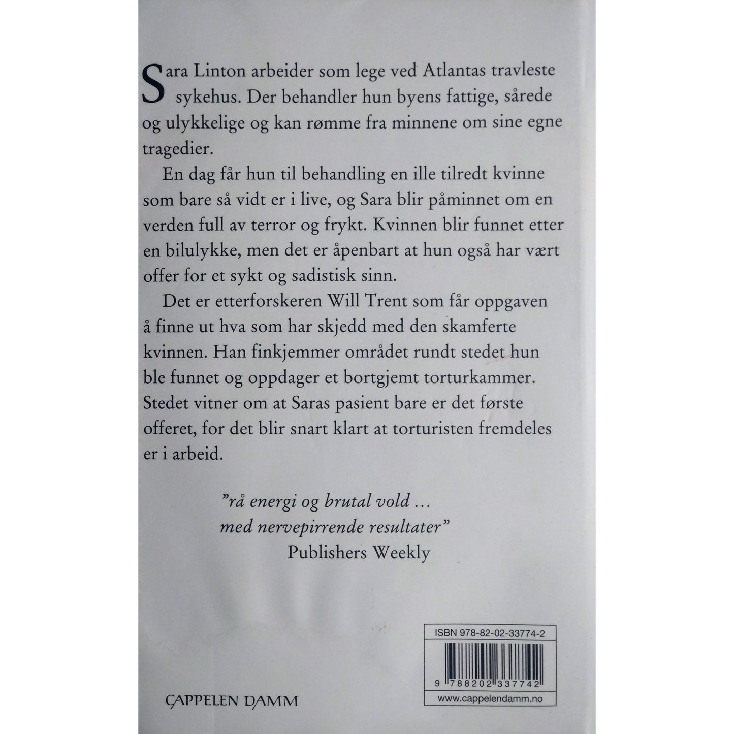 Den nådeløse, brukte bøker av Karin Slaughter