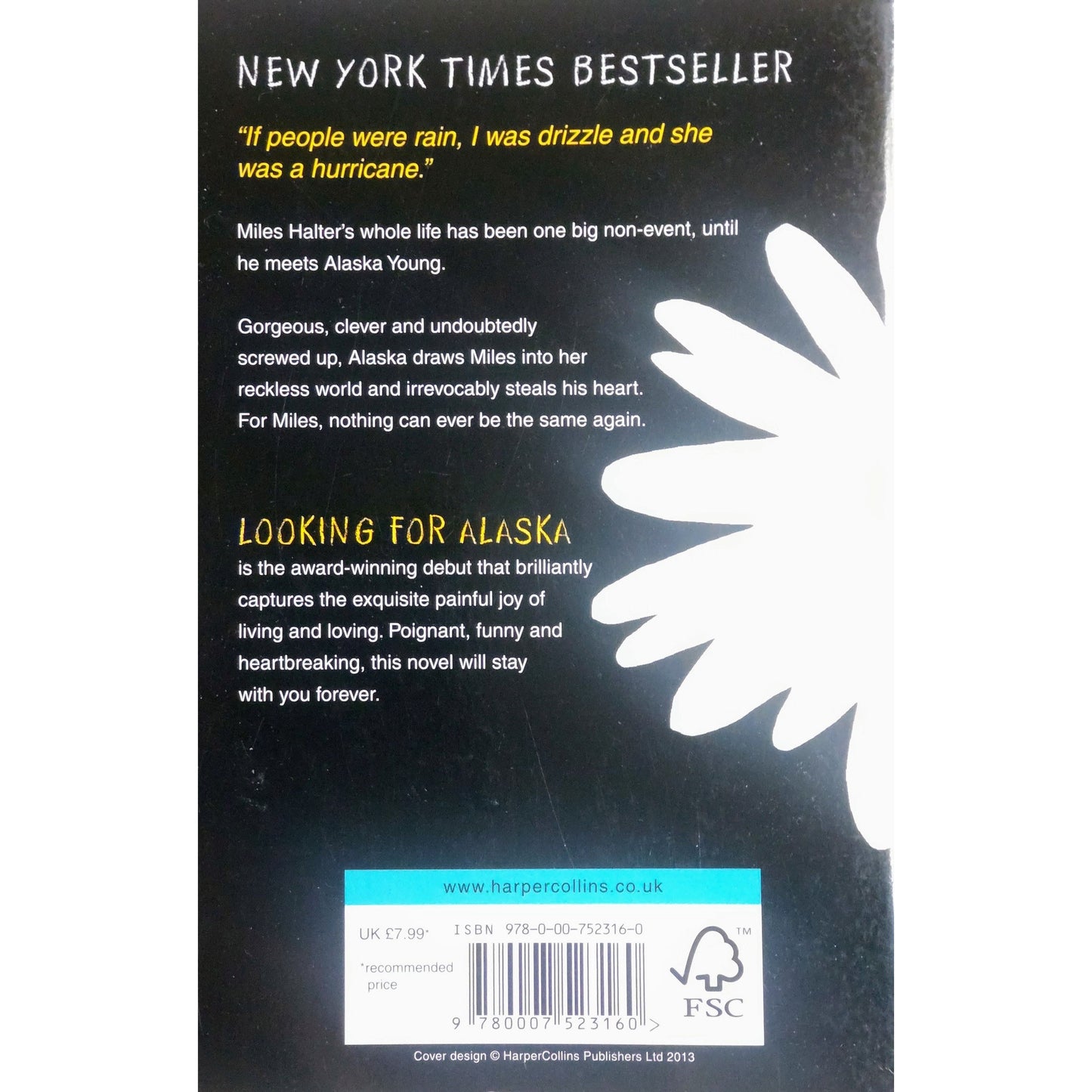 Looking for Alaska. Brukte bøker av John Green