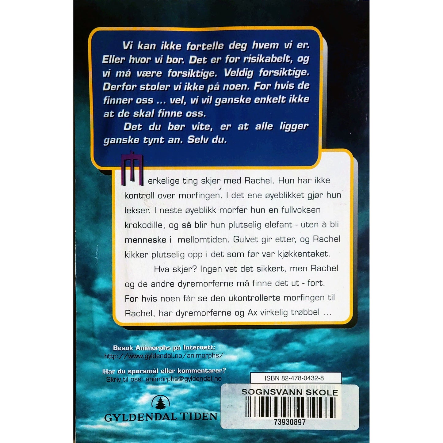 Reaksjonen - Animorphs #12, brukte bøker av K.A. Applegate