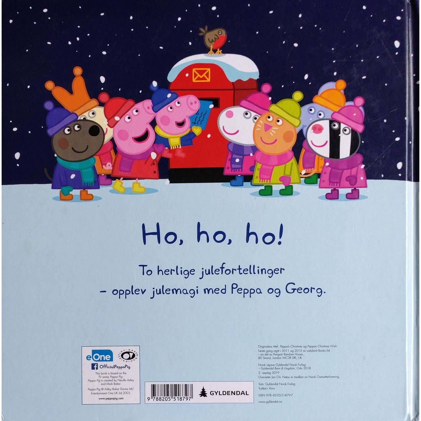 Peppa Pig - Jul med Peppa. Brukte bøker om Peppa Pig