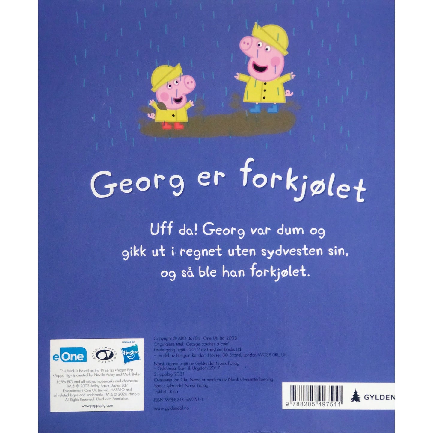 Peppa Pig - Georg er forkjølet, brukte bøker