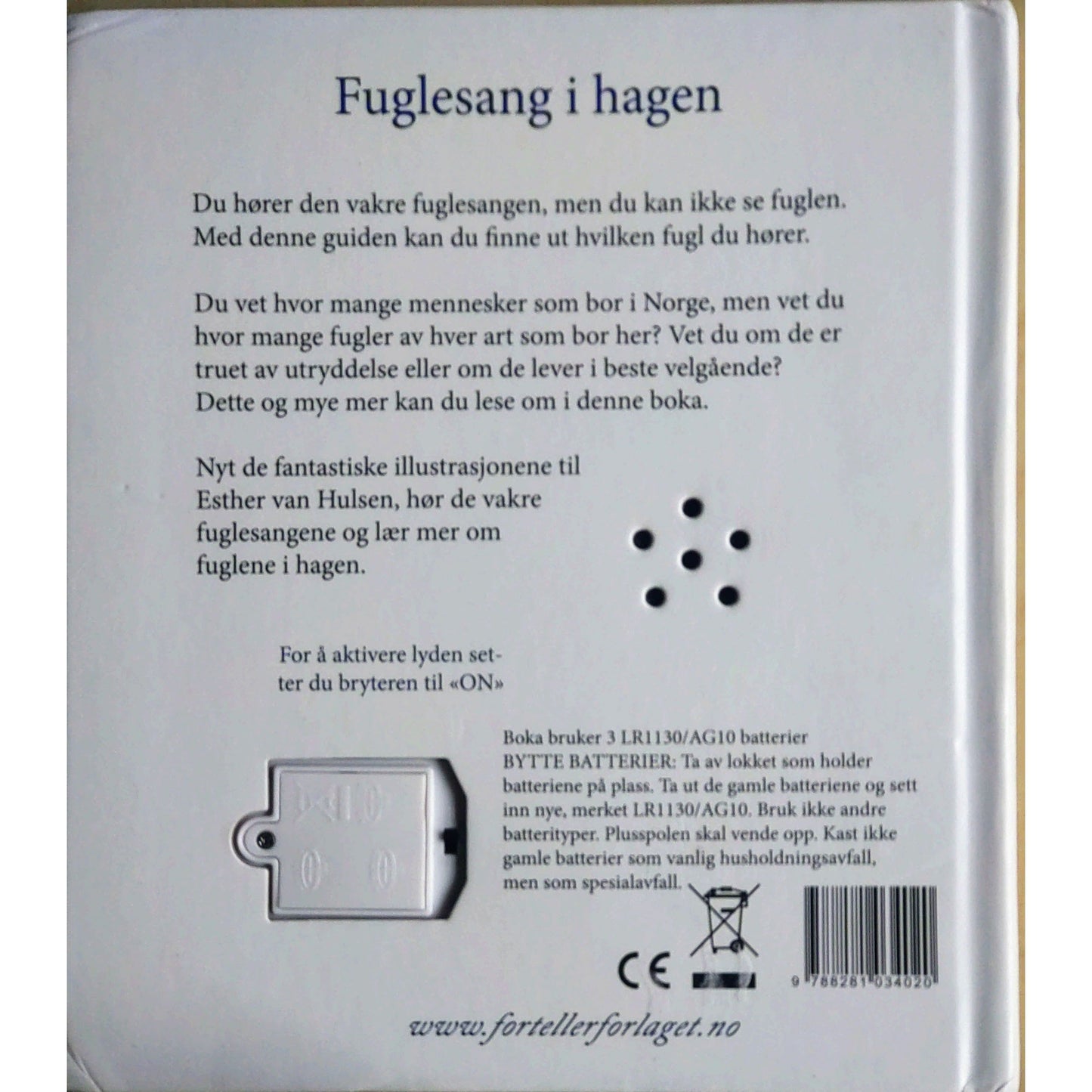 Fuglesang i hagen - Brukte bøker av Finn Valgermo og Esther van Hulsen