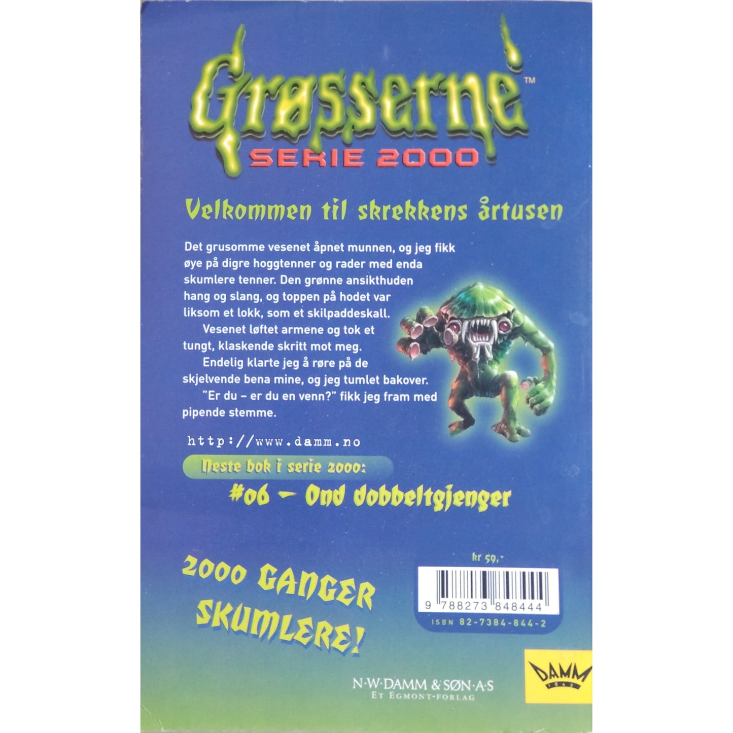 Grøsserne Serie 2000 #05 - Invasjon utenfra Del 2. Brukte bøker av R.L. Stine
