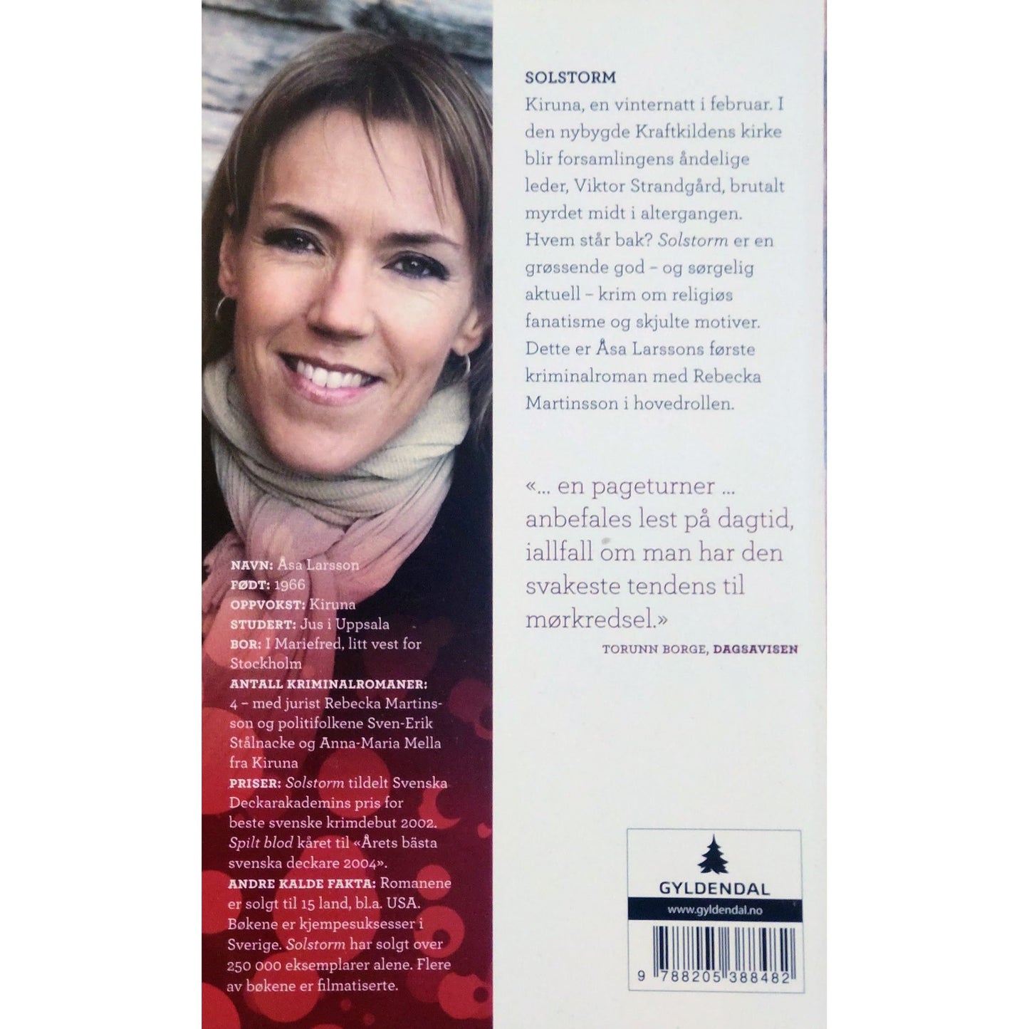 Solstorm. Brukte bøker av Åsa Larsson