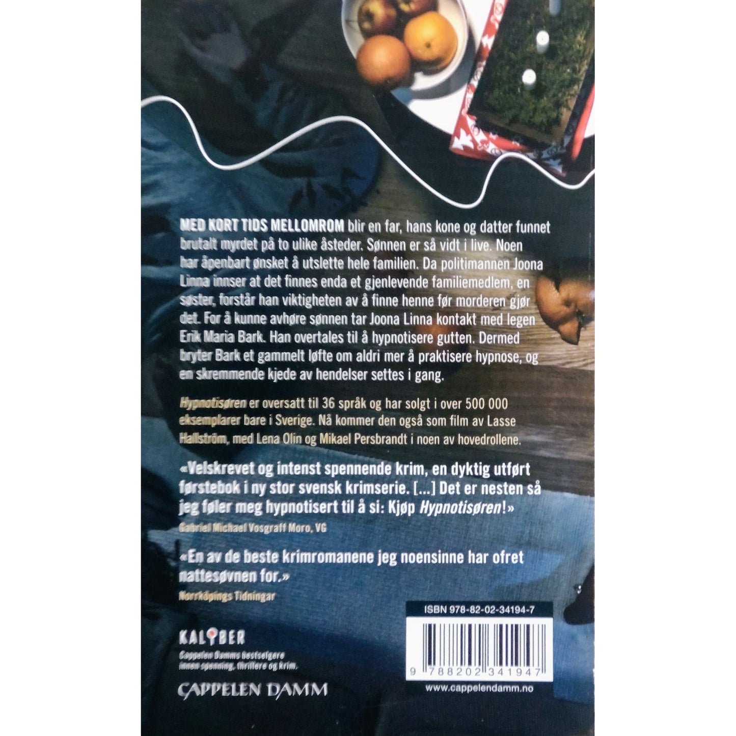 Joona Linna 1 - Hypnotisøren, Brukte bøker av Lars Kepler