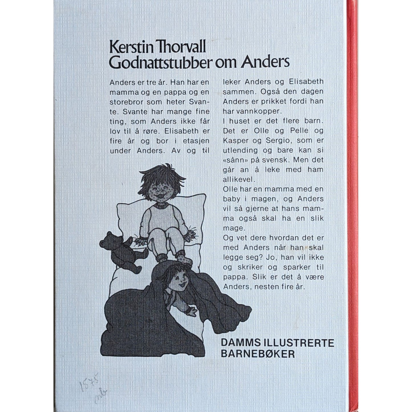 Thorvall, Kerstin: Godnattstubber om Anders