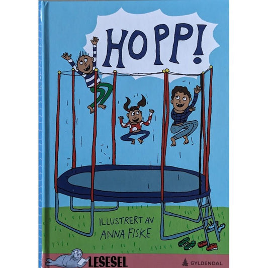 Lesesel - Hopp! - Brukte bøker av Anna Fiske
