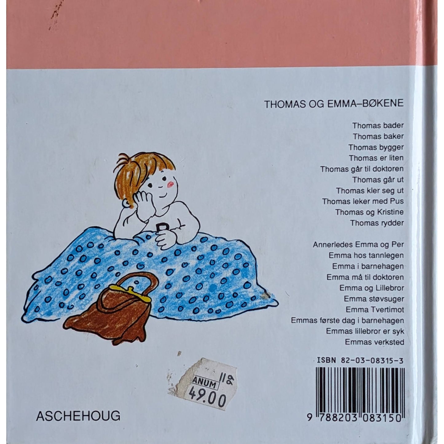 Emma i barnehagen. Brukte bøker av Gunilla Wolde om Emma og Thomas