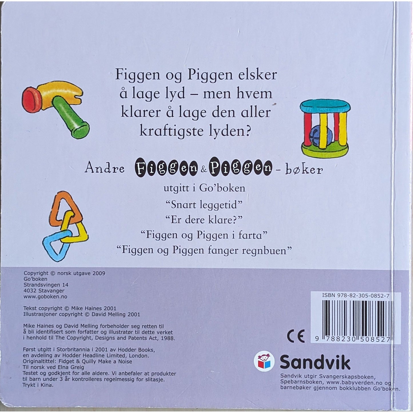 Figgen og Piggen lager lyder - Brukte bøker av Mike Haines fra Go`Boken