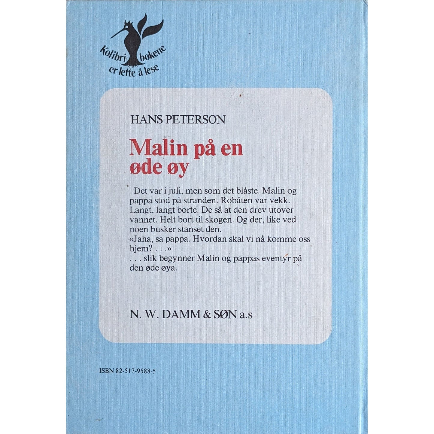 Malin på en øde øy - Brukte bøker av Hans Peterson og Freda Magnussen