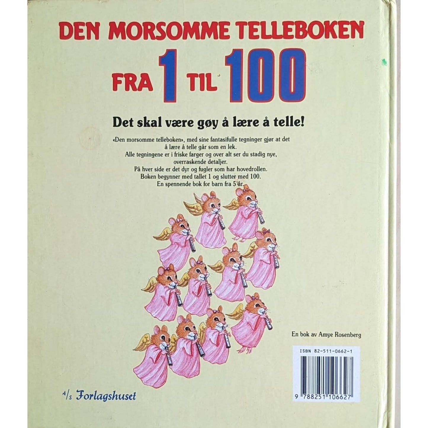 Den morsomme telleboken fra 1 til 100 - Brukte bøker om å lære å telle