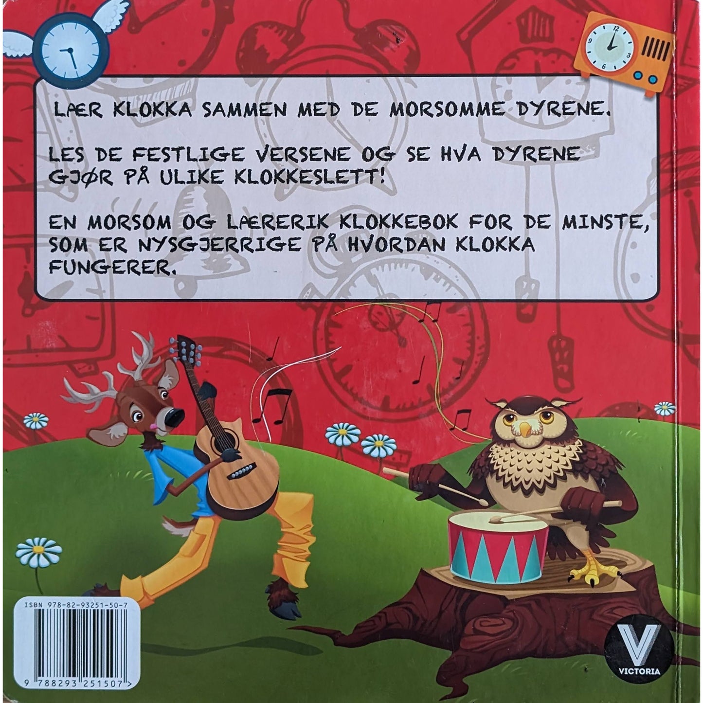 Min klokkebok. Still klokka selv! Brukte bøker om å lære klokka