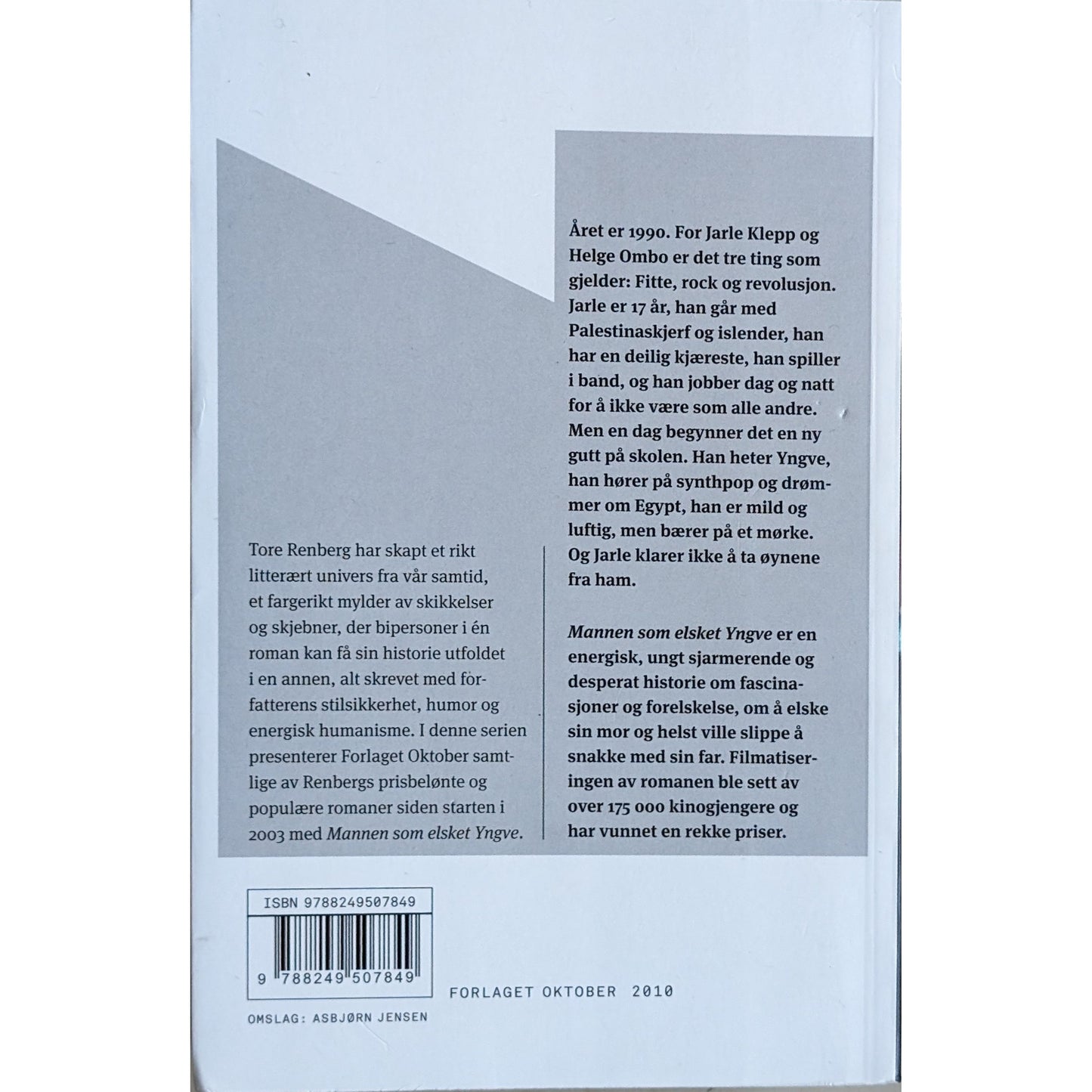 Mannen som elsket Yngve - Jarle Klepp 1, brukte bøker av Tore Renberg